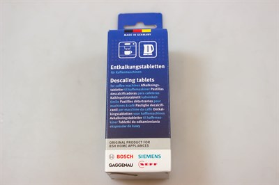 Avkalkningstabletter, Balay espressomaskin