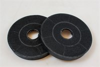 Kullfilter, Beko kjøkkenvifte - 158 mm (2 stk)