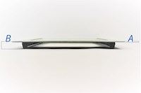Ovnglass, AEG komfyr & stekeovn - 465 mm x 590 mm x B:39 mm / A:5 mm (ytterglass)