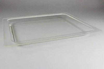 Glassfat, Siemens mikrobølgeovn - 18 mm x 380 mm x 320 mm (lettvekts langpanne)