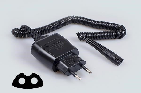 Nettledning, Braun hår & skjeggtrimmer 220V Lader, Braun hår & skjeggtrimmer 220V