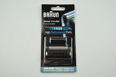 Skjærehode, Braun hår- & skjeggtrimmer - Svart (10B/20B - 1000/2000 Series)