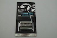 Skjærehode, Braun hår- & skjeggtrimmer - Grå (70S - 9000 Series)