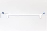 List til glasshylle, Beko kjøl og frys - 23 mm x 447 mm x B:60mm / A:11 mm (bakerste)