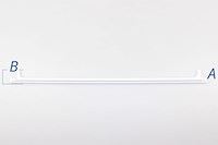 List til glasshylle, Beko kjøl og frys - 16 mm x 494 mm x B:33 mm / A:13 mm (bakerste)
