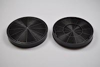 Kullfilter, Franke kjøkkenvifte - 195 mm (2 stk)