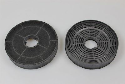 Kullfilter, Gram kjøkkenvifte - 136 mm (2 stk)