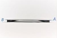 Ovnglass, Gorenje komfyr & stekeovn - 460 mm x 595 mm x B:30 mm / A:4 mm (ytterglass)