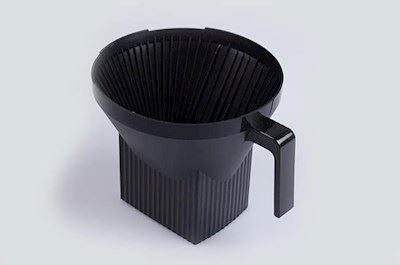 Filterholder, Moccamaster kaffetrakter - Svart (firkantet bunn)