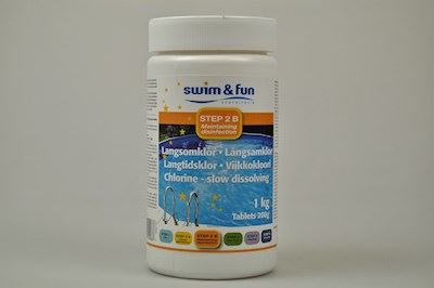 Langtidsklor, Swim & Fun svømmebasseng (tablett)