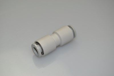 Slangekobling, universal kjøleskap side by side - 6 mm (rett)