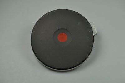 Kokeplate, universal komfyr & stekeovn - 400V/2000W 180 mm  (høy kant)