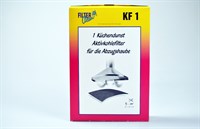 Kullfilter, universal kjøkkenvifte - 570 mm x 470 mm