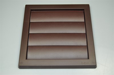 Tilbakeslagsventil, Universal kjøkkenvifte - 180 mm x 180 mm (med spjeld)