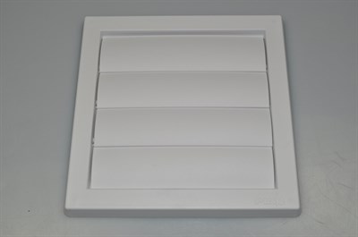 Mottrykksventil, universal tørketrommel - 180 mm x 180 mm (spjeld - lameller)